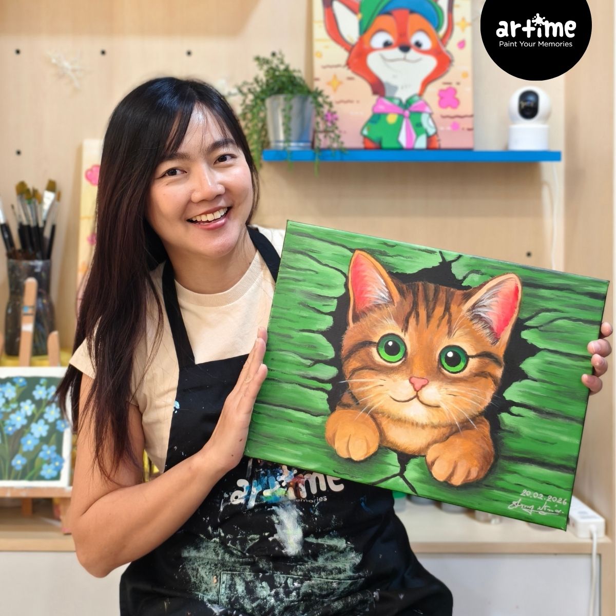 Date idea Bangkok — paint bar at Central Ladprao / สถานที่เดทเพ้นท์บาร์ลาดพร้าว