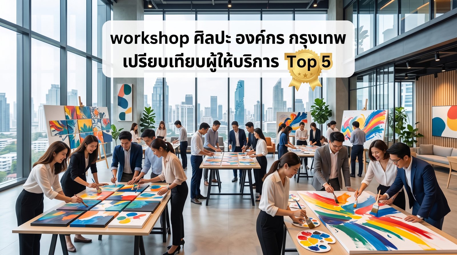 workshop ศิลปะ องค์กร กรุงเทพ เปรียบเทียบผู้ให้บริการ Top 5 · Artime by Global Art Central Ladprao